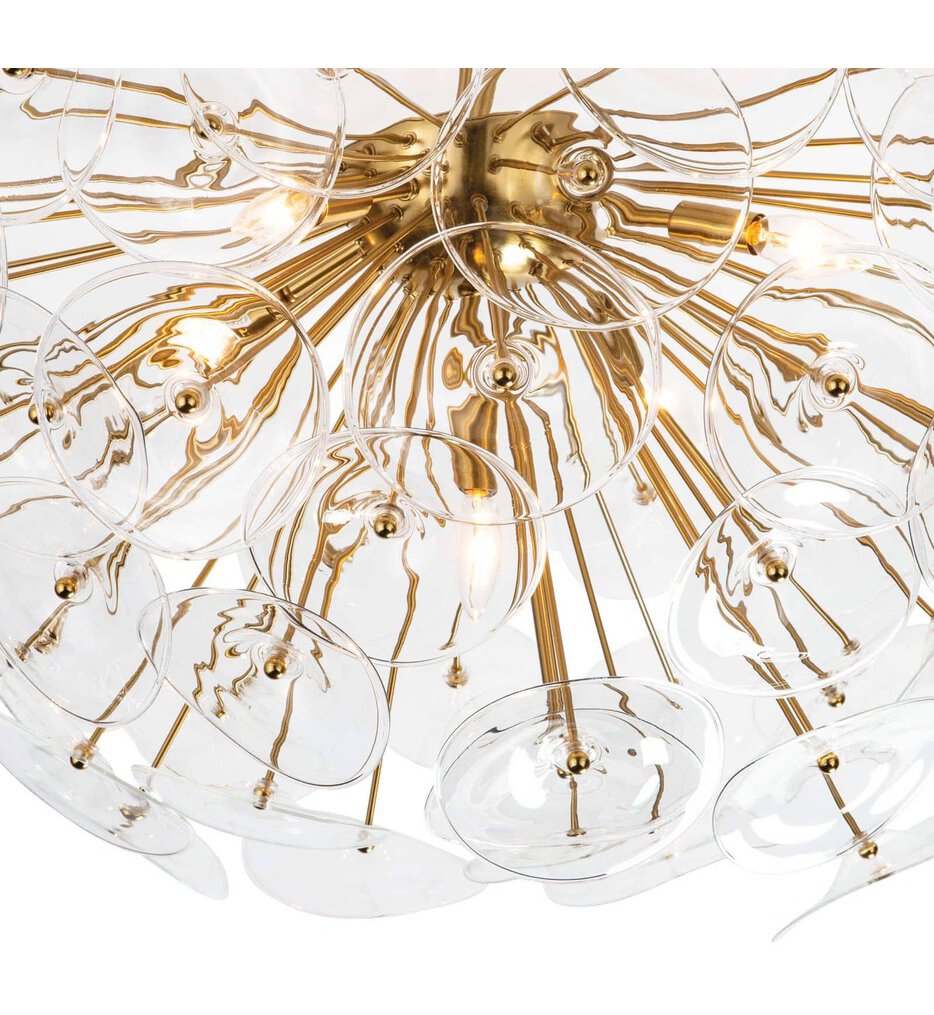 Poppy 35" Flush Mount