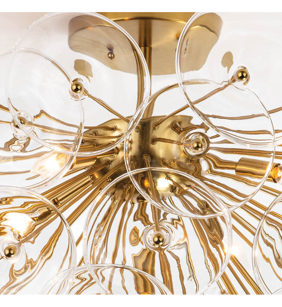 Poppy 35" Flush Mount