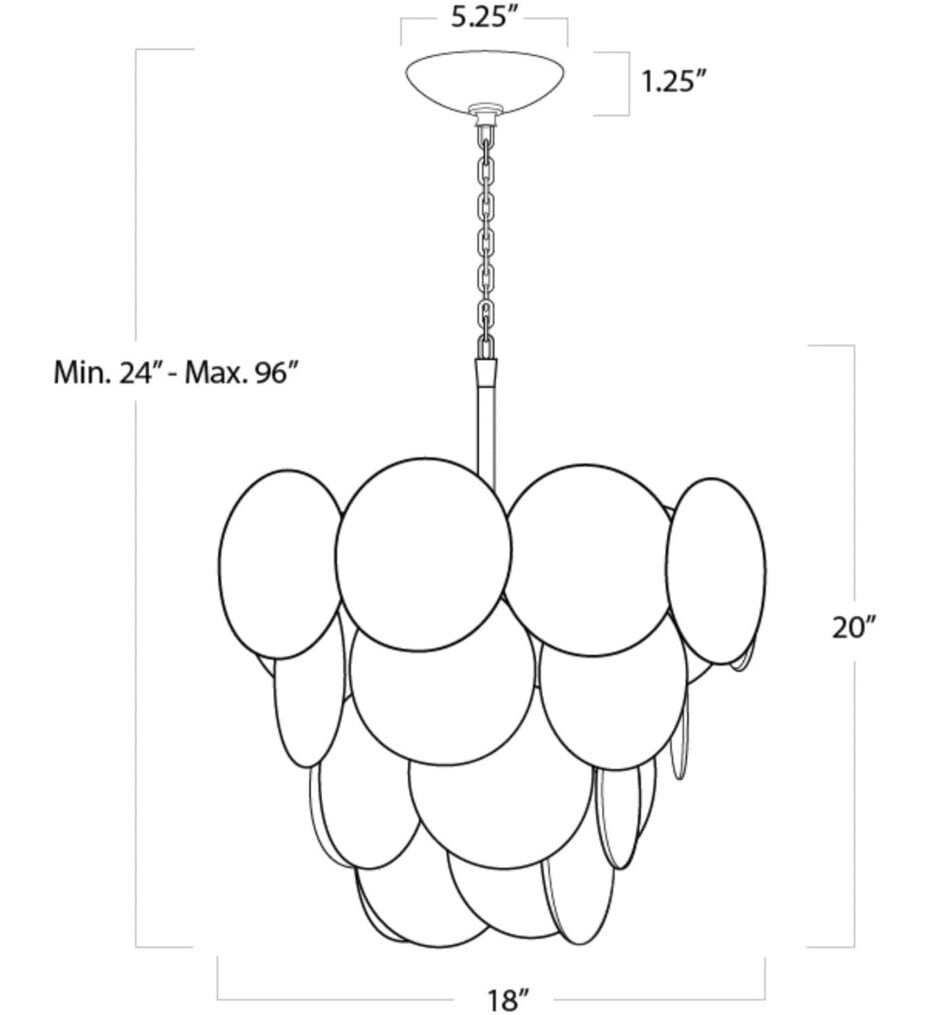 Solstice 18" Chandelier
