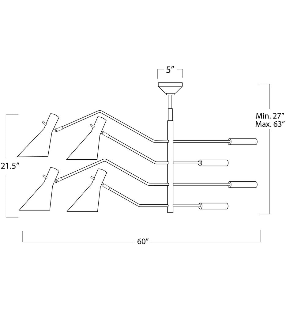 Spyder 60" Chandelier