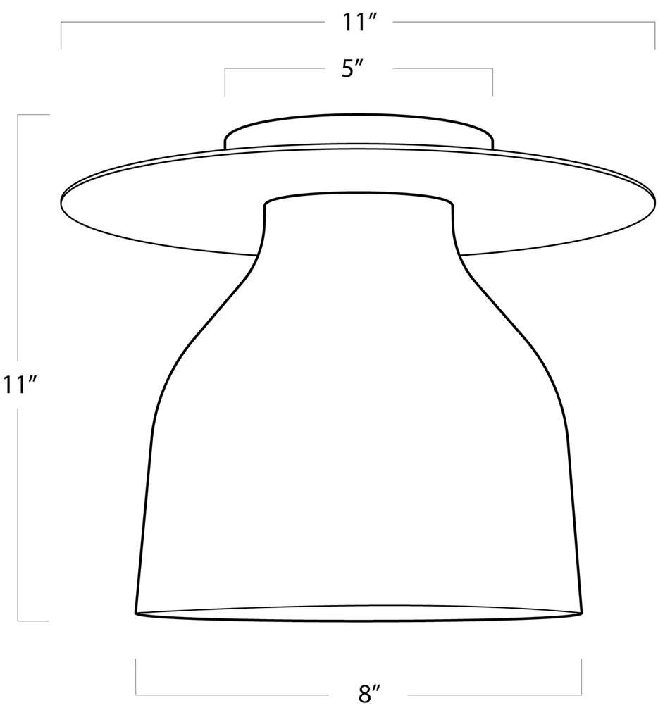 Mixer 11" Flush Mount