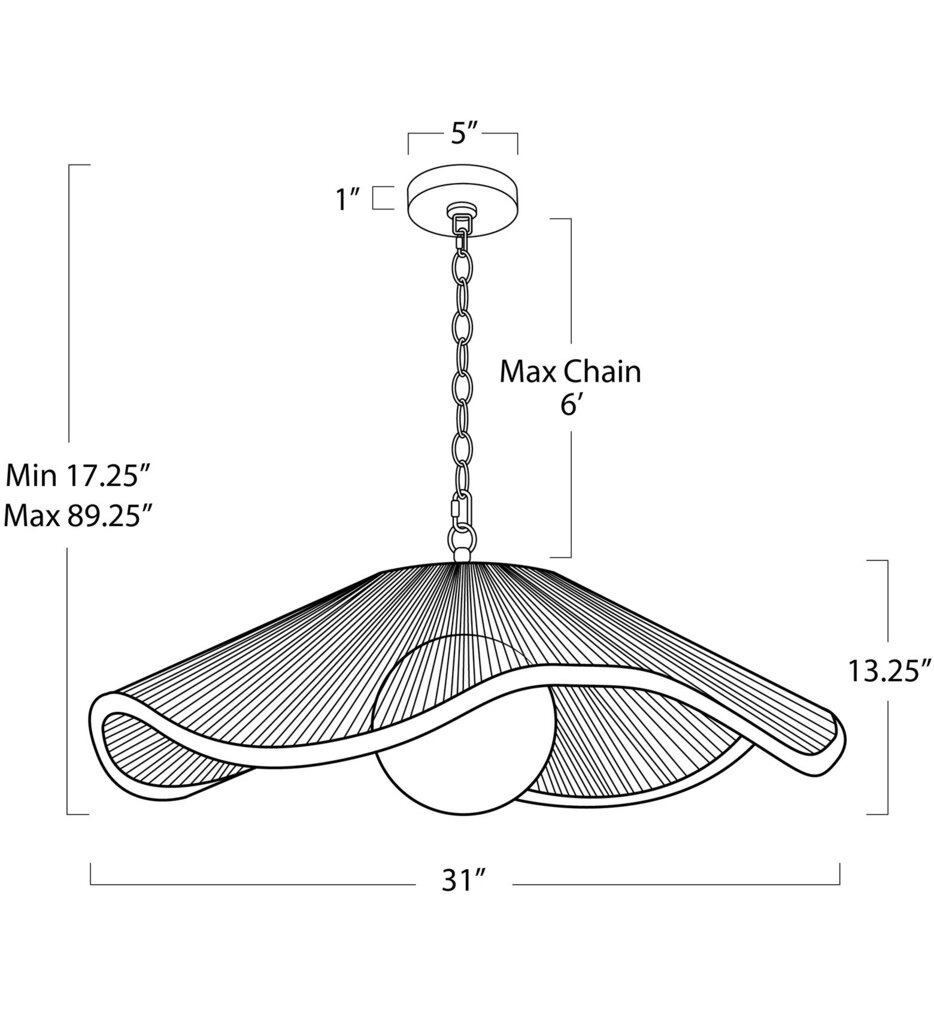 Provence Cafe 31" Pendant