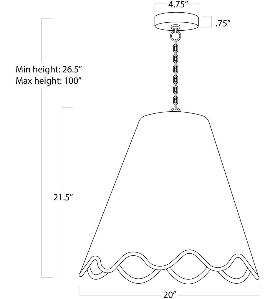 Summer 26.5" Pendant