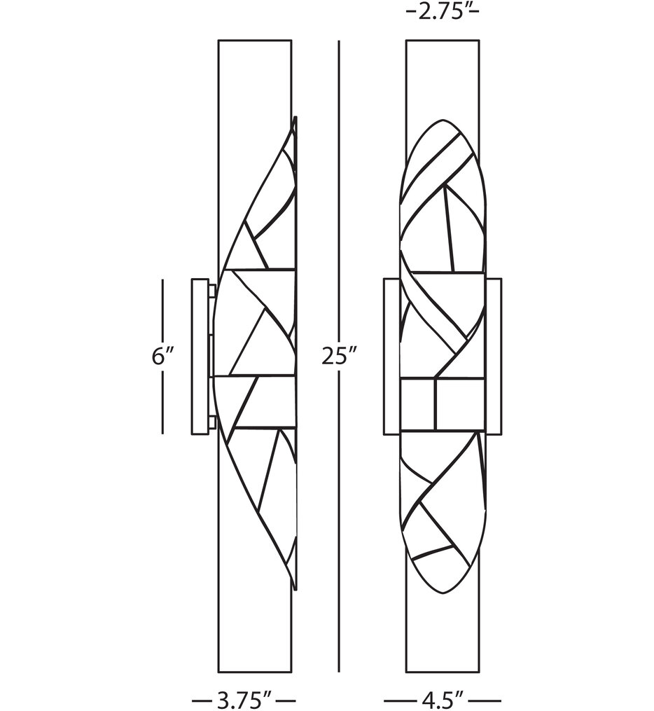 Michael Berman Brut 4.5" Wall Sconce