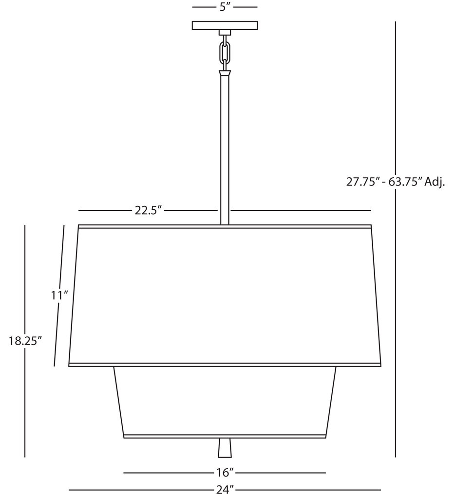 Decker 24" Pendant