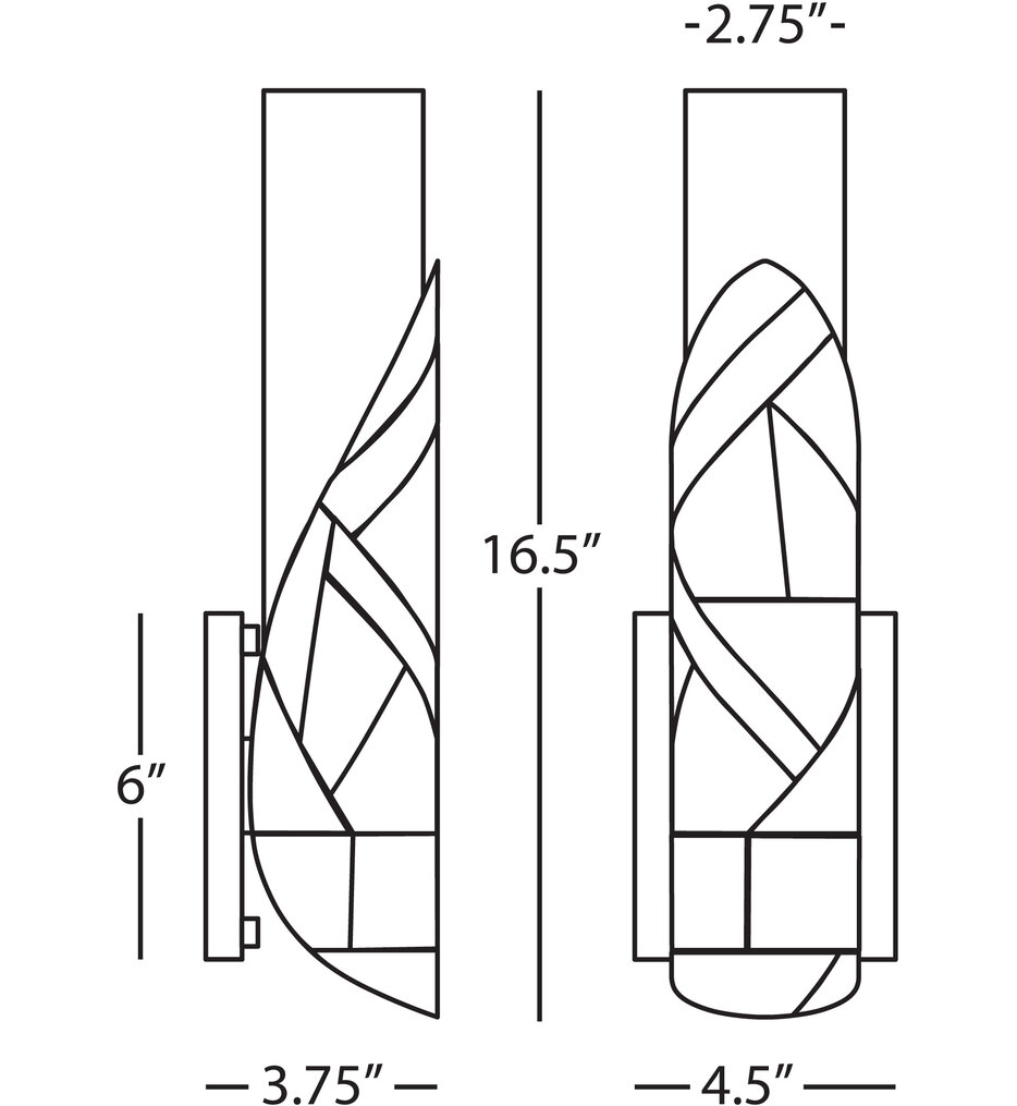 Michael Berman Brut 4.5" Wall Sconce