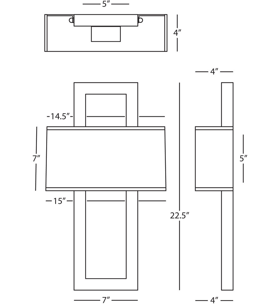 Doughnut 15" Wall Sconce