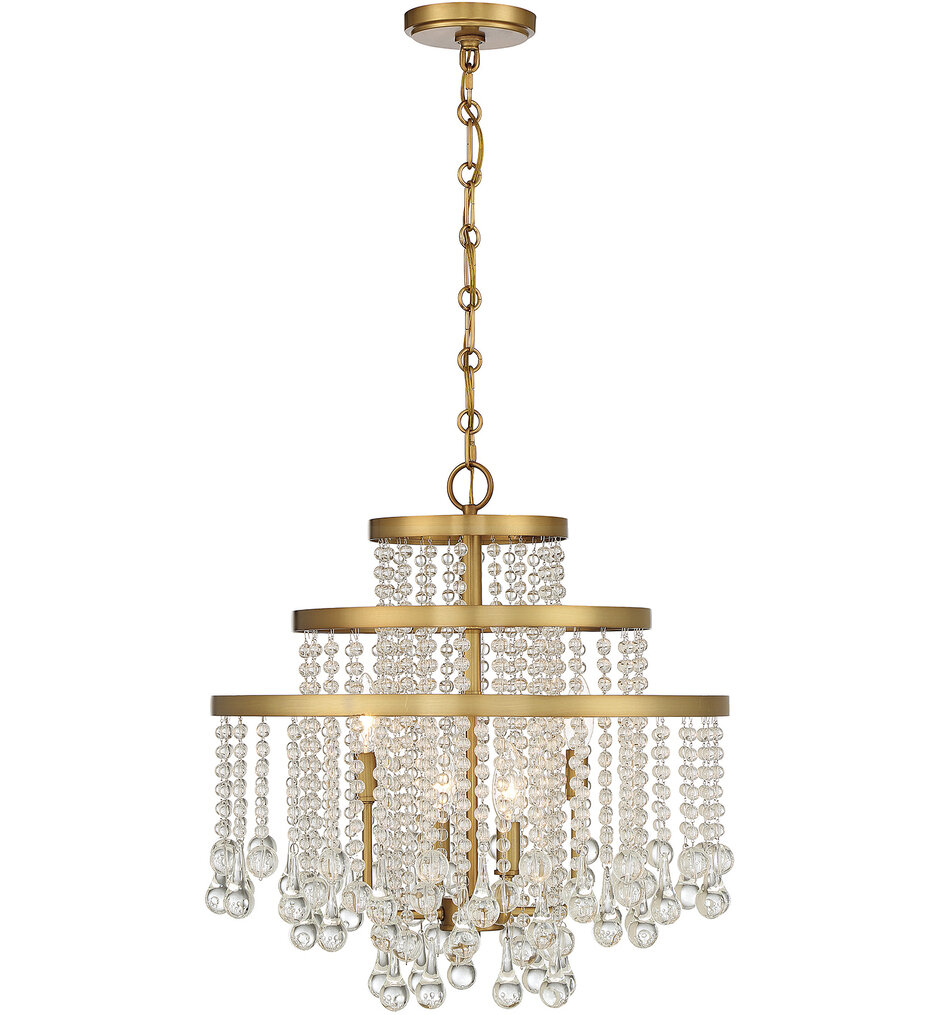 Savoy House - 1-1866-4-322 - Luna 20" Chandelier