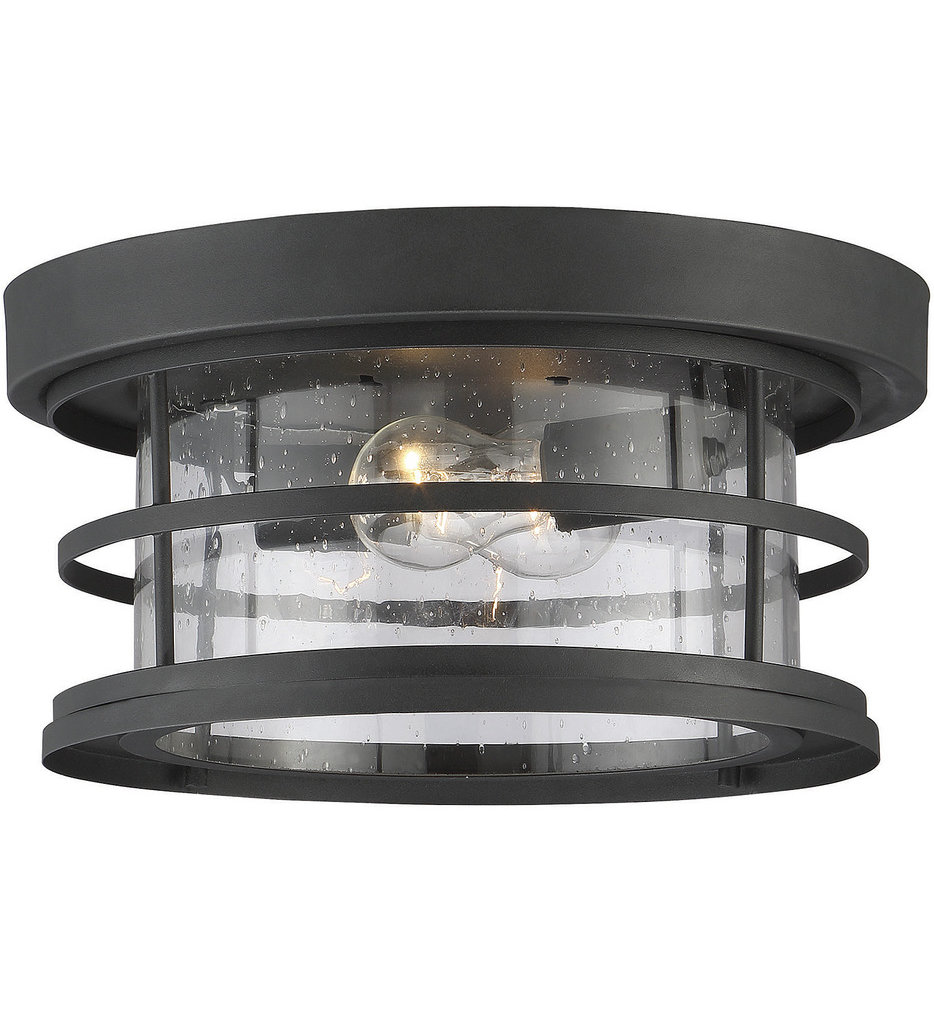 Savoy House - Barrett 13" Outdoor Flush Mount