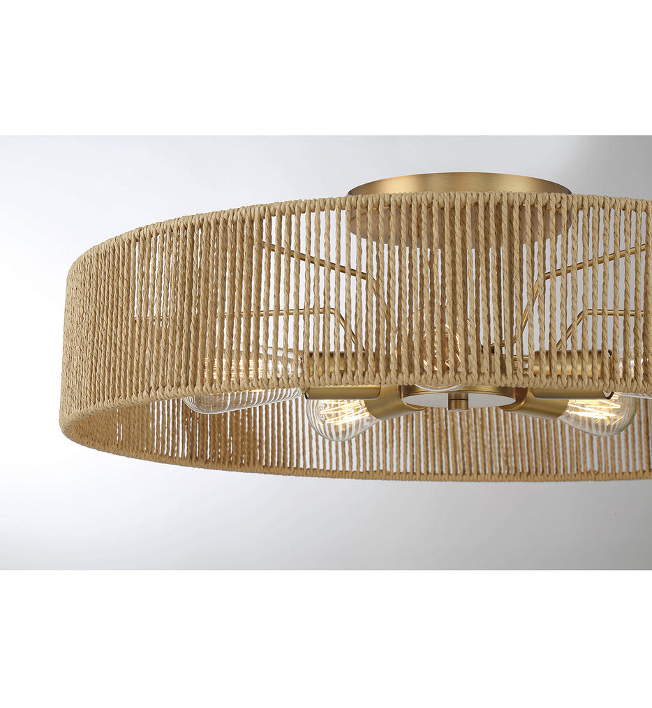 Savoy House - 6-1682-5-320 - Ashe 24" Semi-Flush Mount