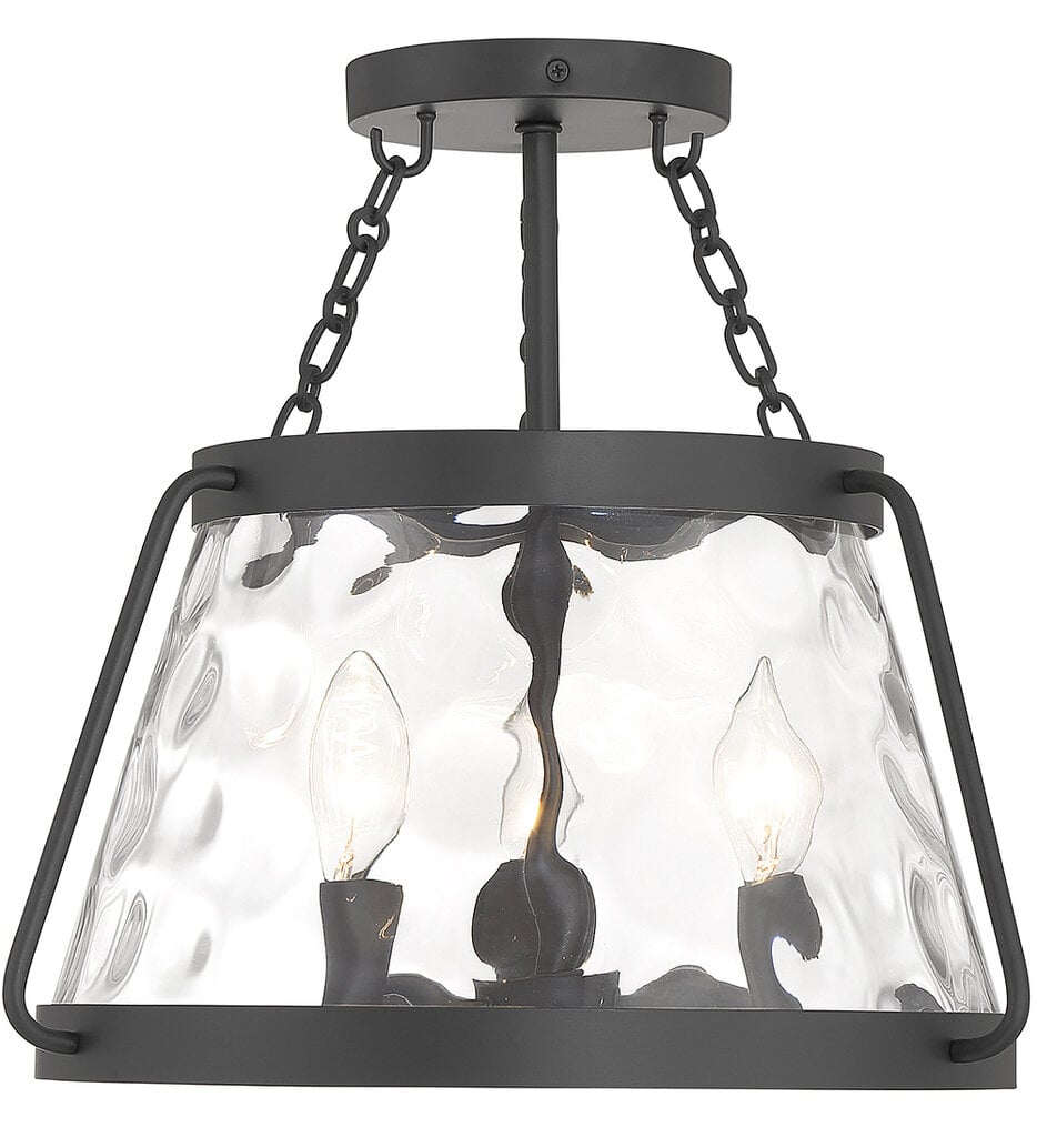 Crawford 15" Semi-Flush