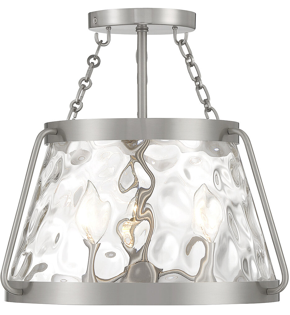 Crawford 15" Semi-Flush