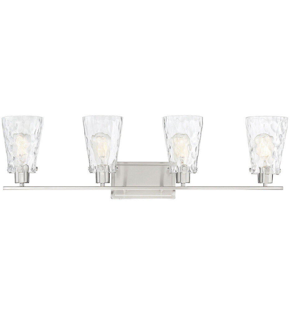 Savoy House - 8-4508-4-SN - Vaughan 32.5" Bath Vanity Light