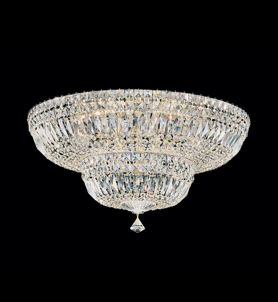Schonbek Petit Crystal Deluxe 24" Flush Mount