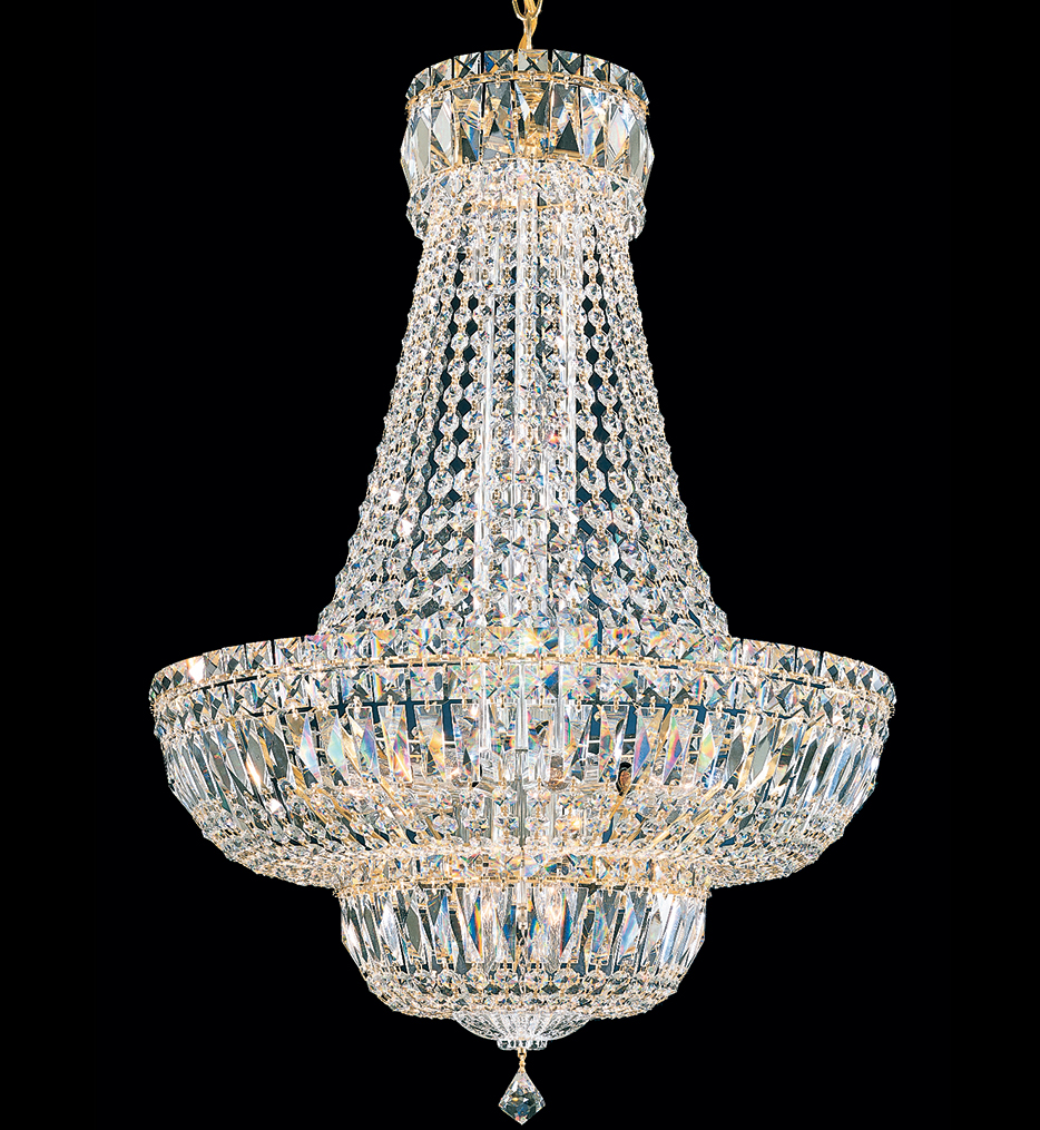 Schonbek Petit Crystal Deluxe 21" Chandelier