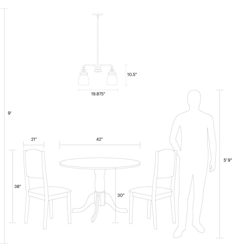Belton 19.88" Chandelier