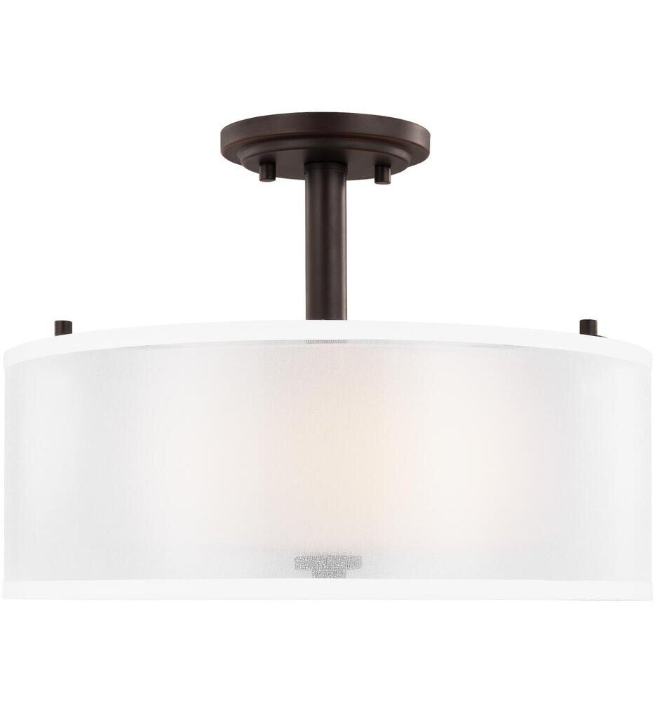 Elmwood Park 15" Semi-Flush