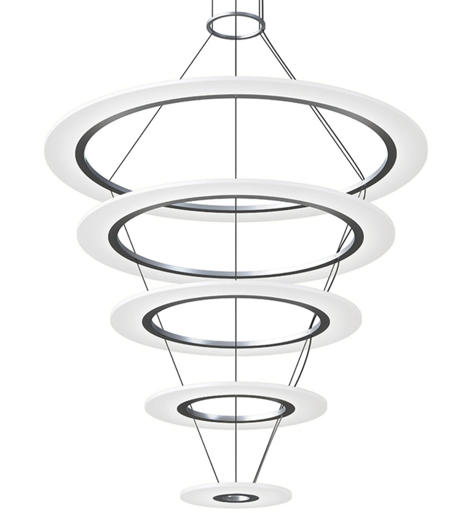Arctic Rings 37.25" Pendant