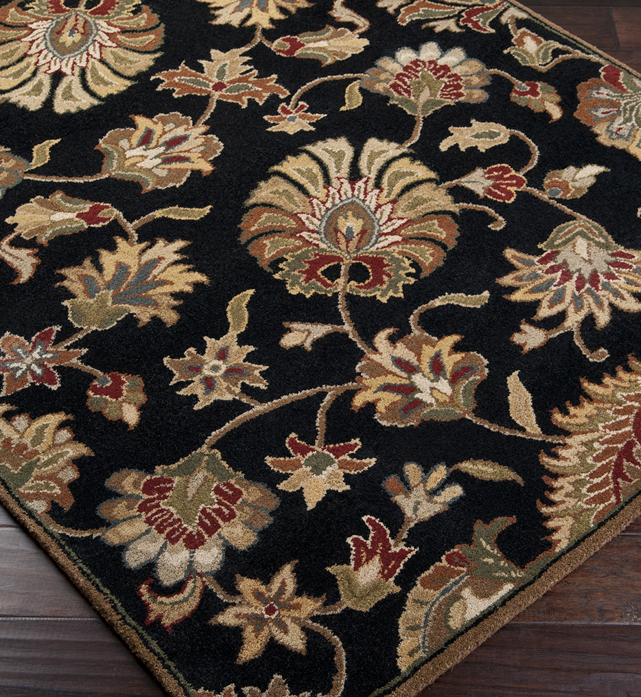 Caesar Charcoal Traditional Hand Tufted Rug