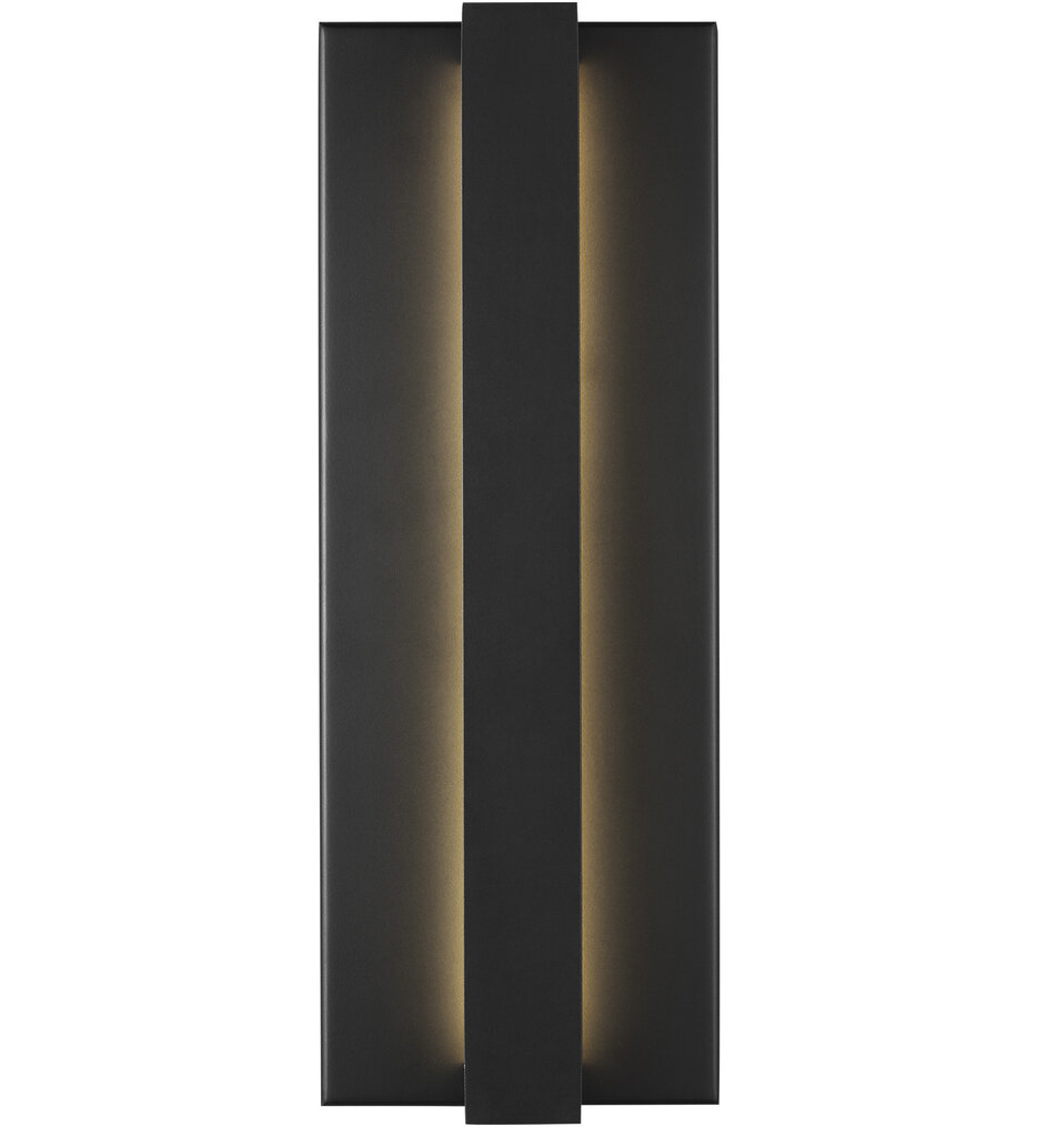 Visual Comfort Modern - 700OWWND16B-LED930 - Sean Lavin - Windfall 16.2" Outdoor Wall Light