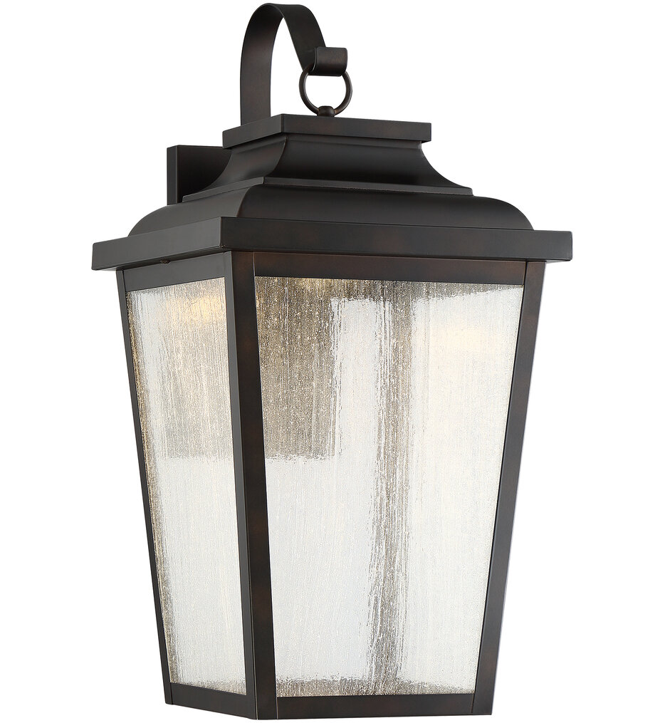 The Great Outdoors - 72178-189-L - Irvington Manor 12.5" Outdoor Wall Sconce