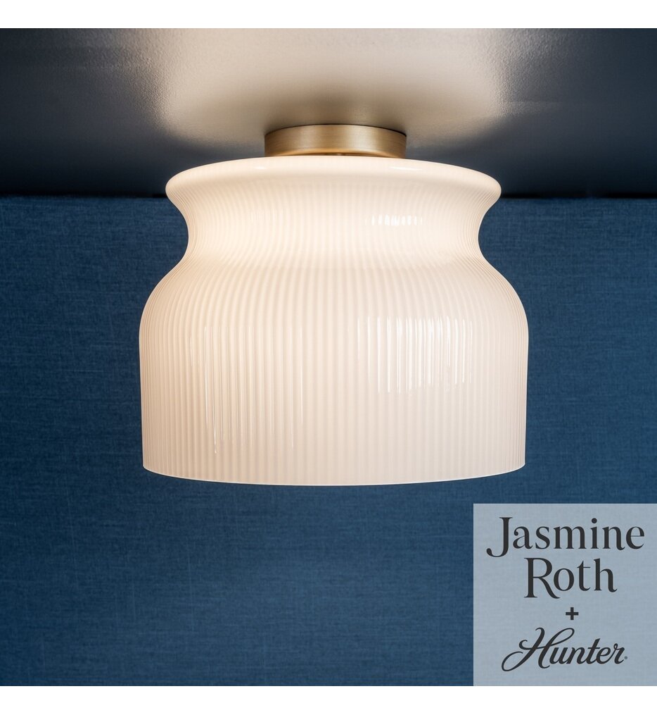 Hunter - 13181 - Jasmine Roth Harlowe 14" Flush Mount