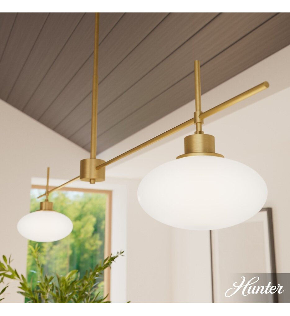 Hunter - 13192 - Jasmine Roth Getty 52" Chandelier
