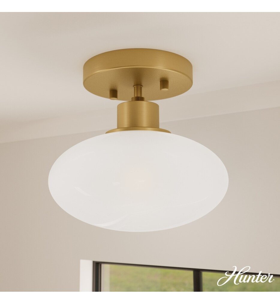 Hunter - 13194 - Jasmine Roth Getty 9.1" Flush Mount