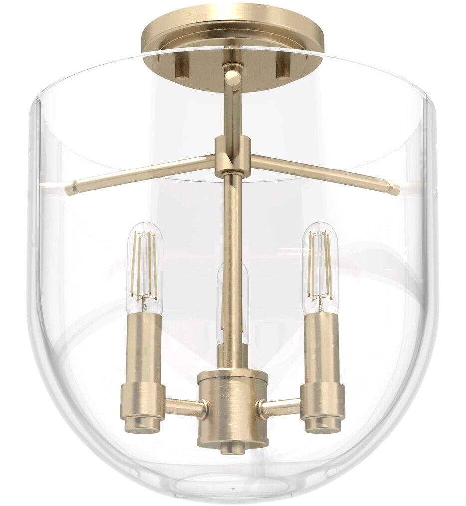 Hunter - Sacha 11" Semi-Flush Mount