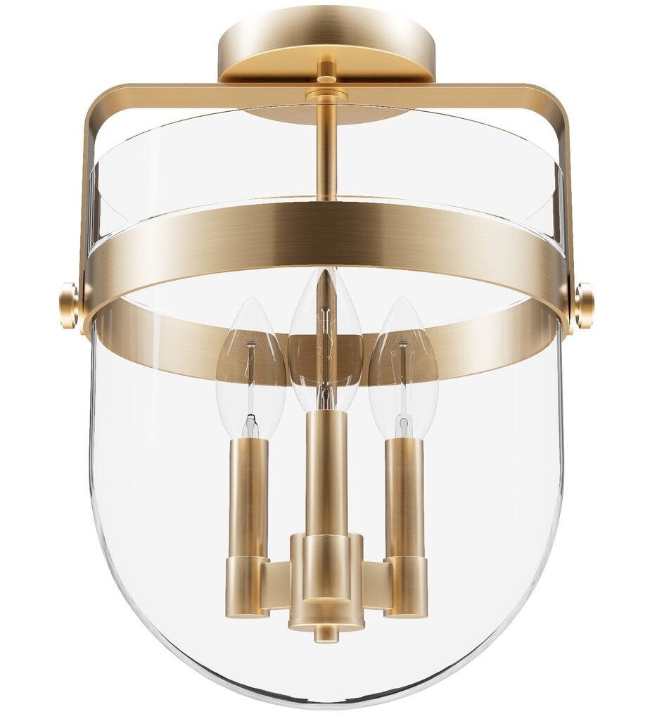 Hunter - Karloff 11.75" Semi-Flush Mount