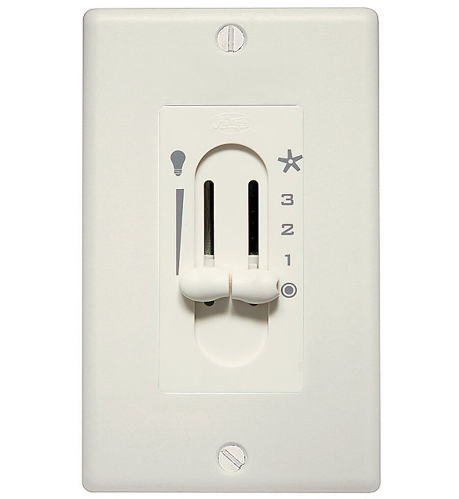 Hunter - 27182 - Fan-Light Dual Slide Wall Control