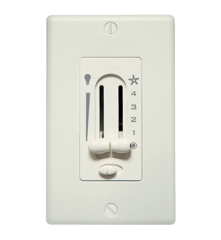 Fan-Light Dual Slide Wall Control with Preset