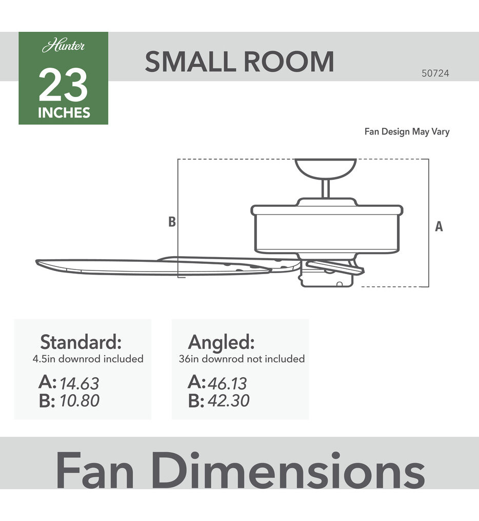 Fennec 23" Ceiling Fan