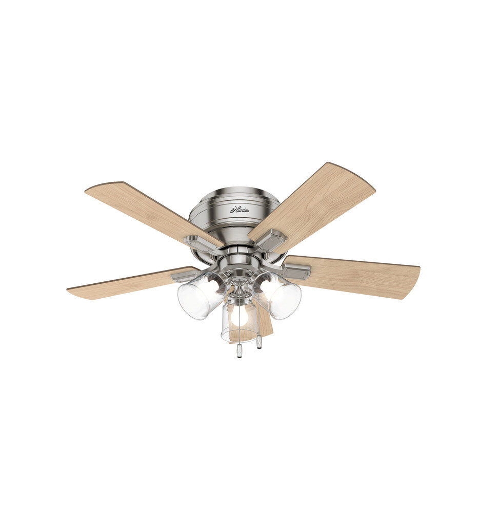 Hunter - Crestfield Flush Mount Fan