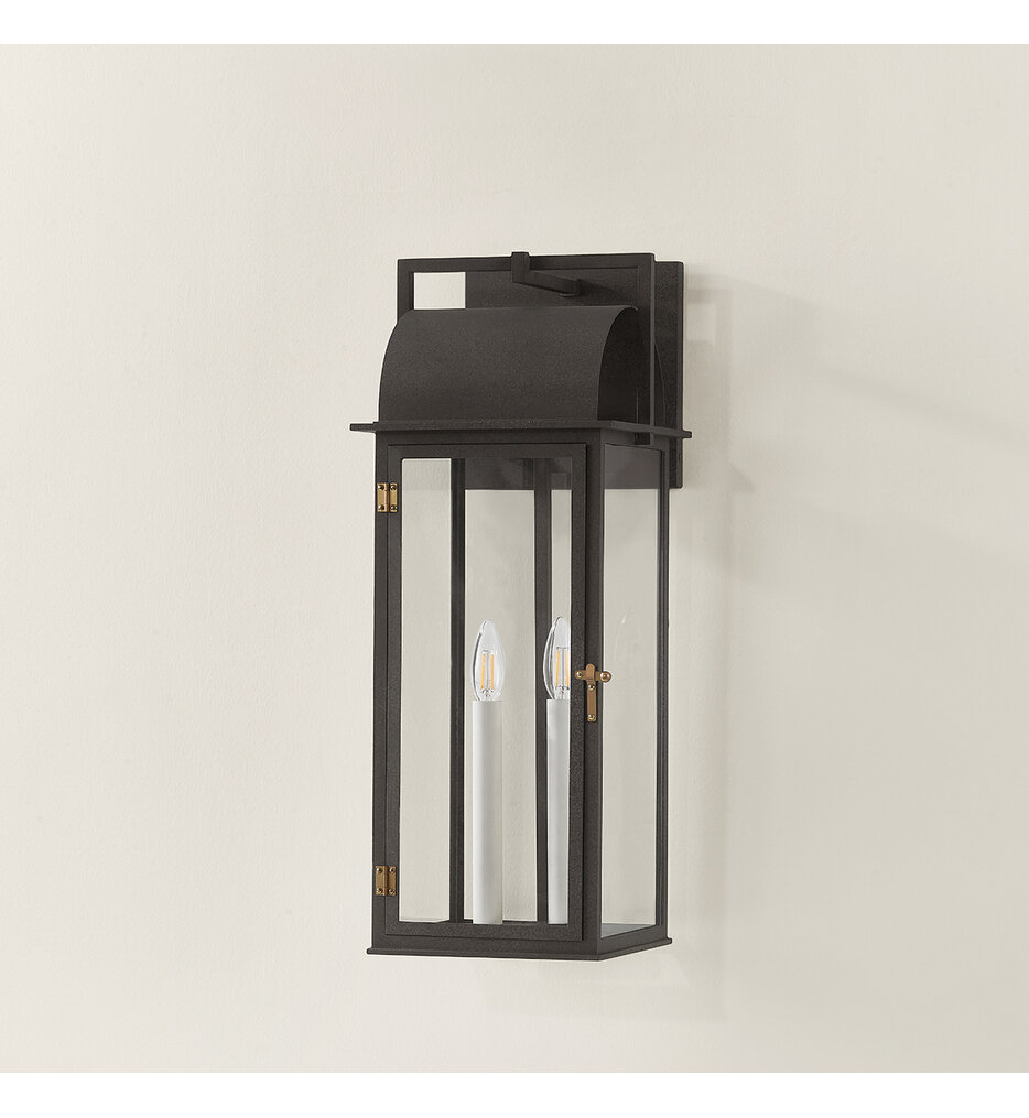 Troy Lighting - B2224-FRN/PBR - Bohen 24.25" Outdoor Wall Sconce