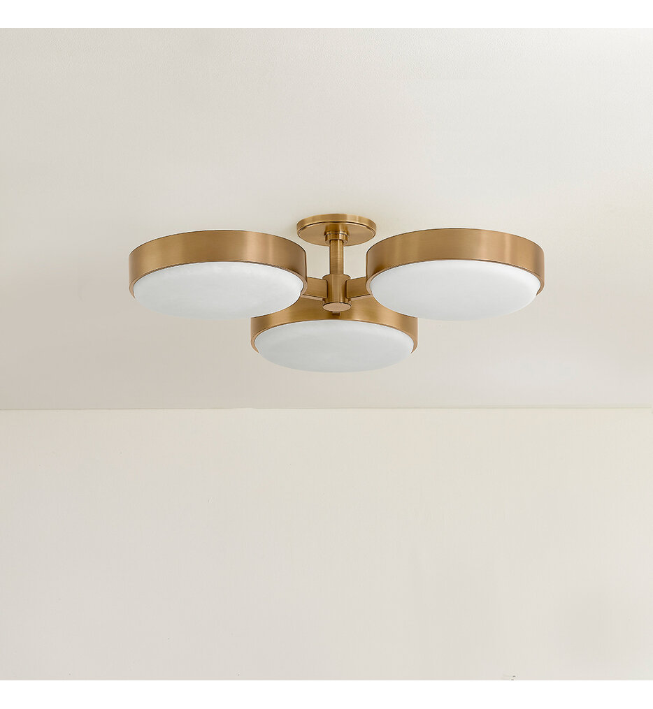Troy Lighting - C1330-PBR - Rory 30" Semi-Flush Mount