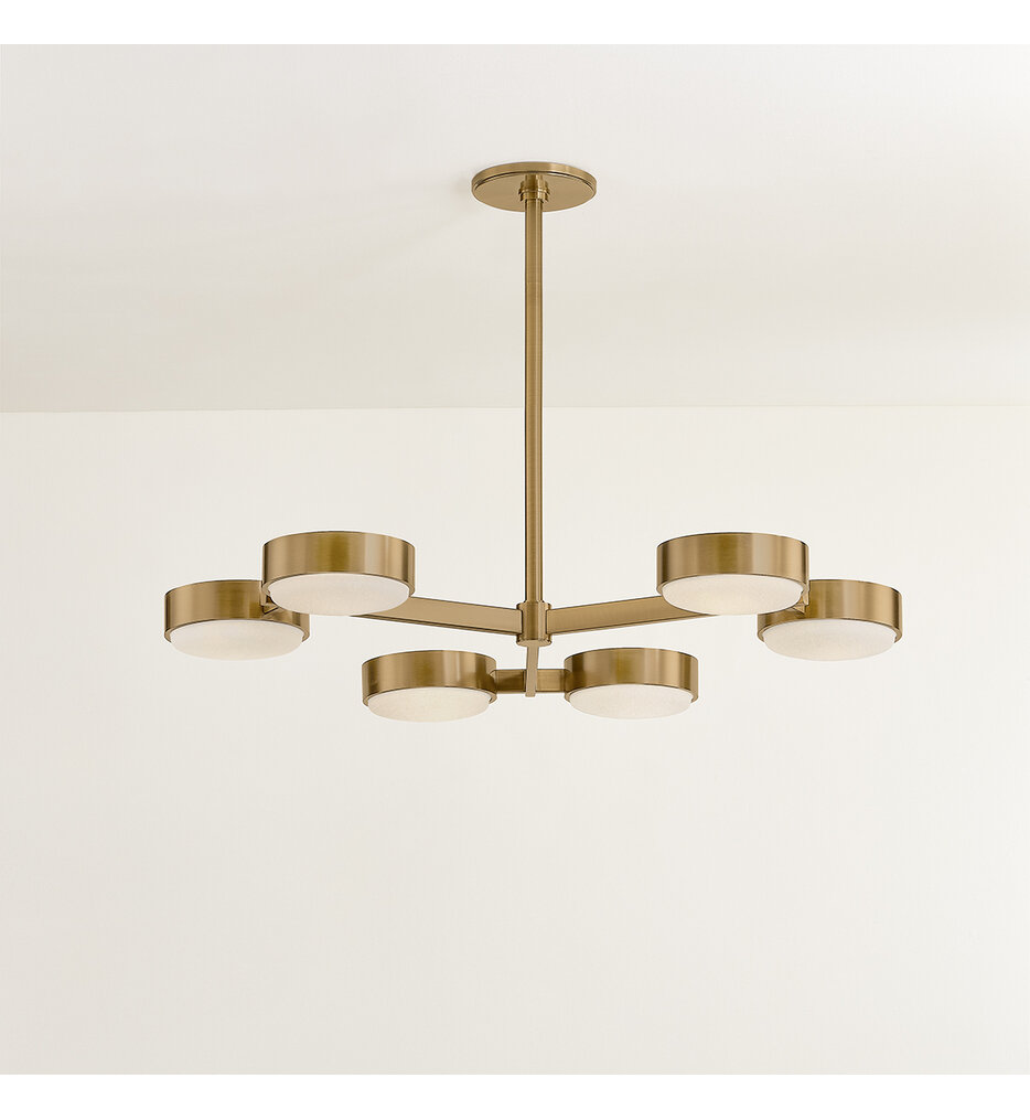 Troy Lighting - C1340-PBR - Rory 40" Semi-Flush Mount