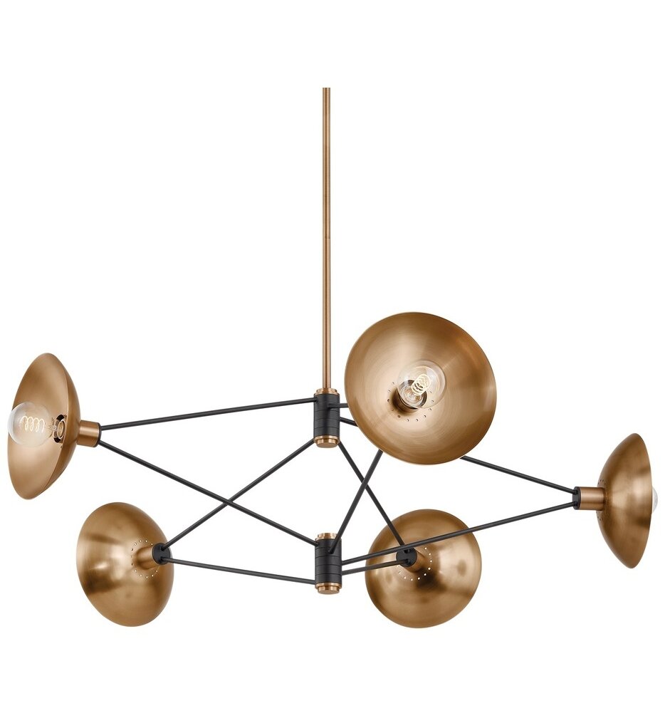 Troy Lighting - F1050-PBR/SBK - Axel 50" Chandelier