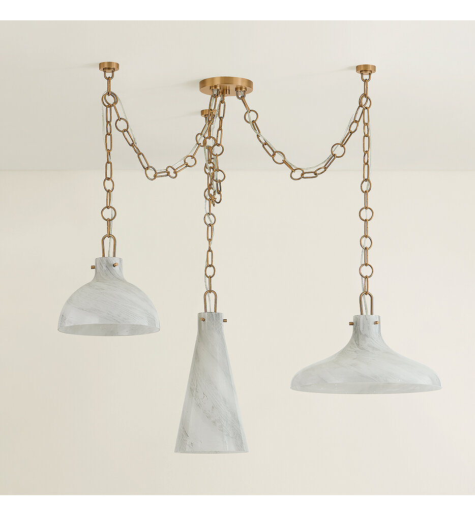 Troy Lighting - F1242-PBR - Joaquin 41.75" Chandelier
