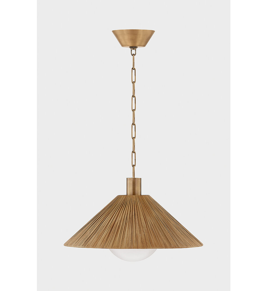 Troy Lighting - F1422-PBR - Woodside 22" Pendant