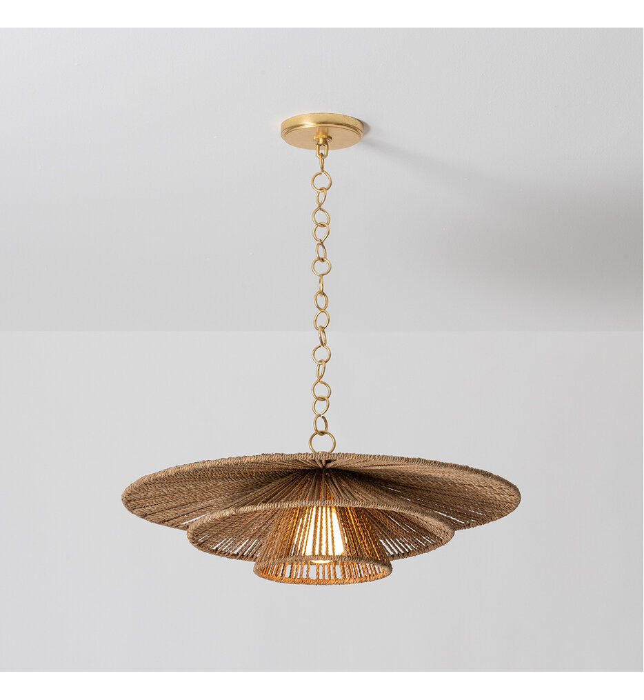 Troy Lighting - F1724-VGL - Levan 24" Pendant