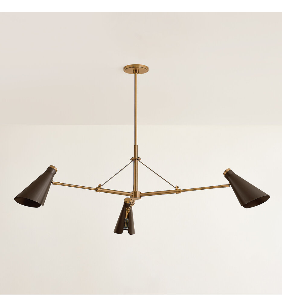 Troy Lighting - F4350-PBR/BRZ - Andersen 49.5" Chandelier