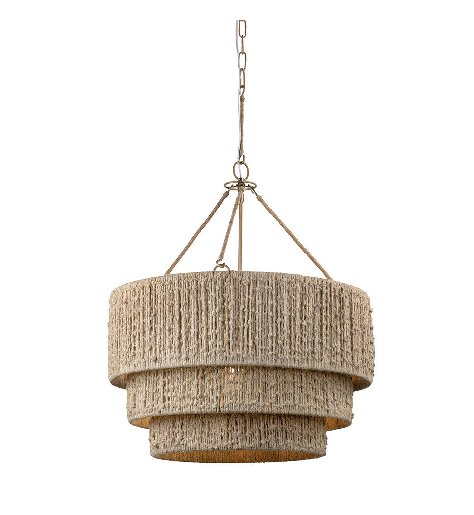 Troy Lighting - F5924-PBR - Reza 24" Chandelier