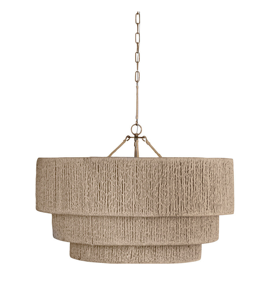 Troy Lighting - F5934-PBR - Reza 34" Chandelier