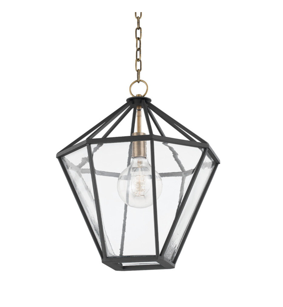 Troy Lighting - F8218-PBR/TBK - Moss 17.75" Pendant
