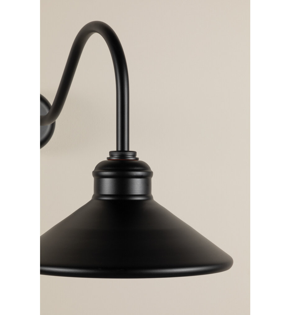 Troy RLM - AR14MMB-2-2SL23MB - Bakersfield 29.78" Wall Sconce