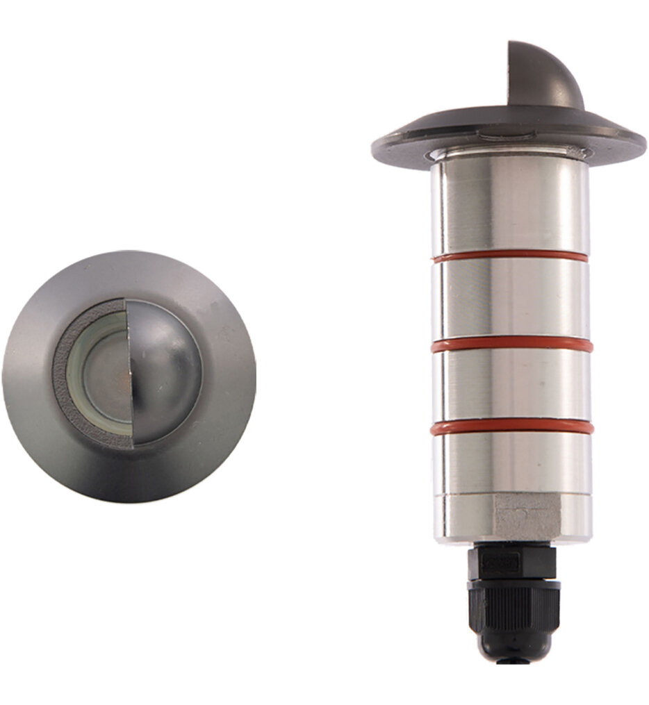 WAC Lighting - LED 1in 12V Round Scoop Top Inground Indicator Light