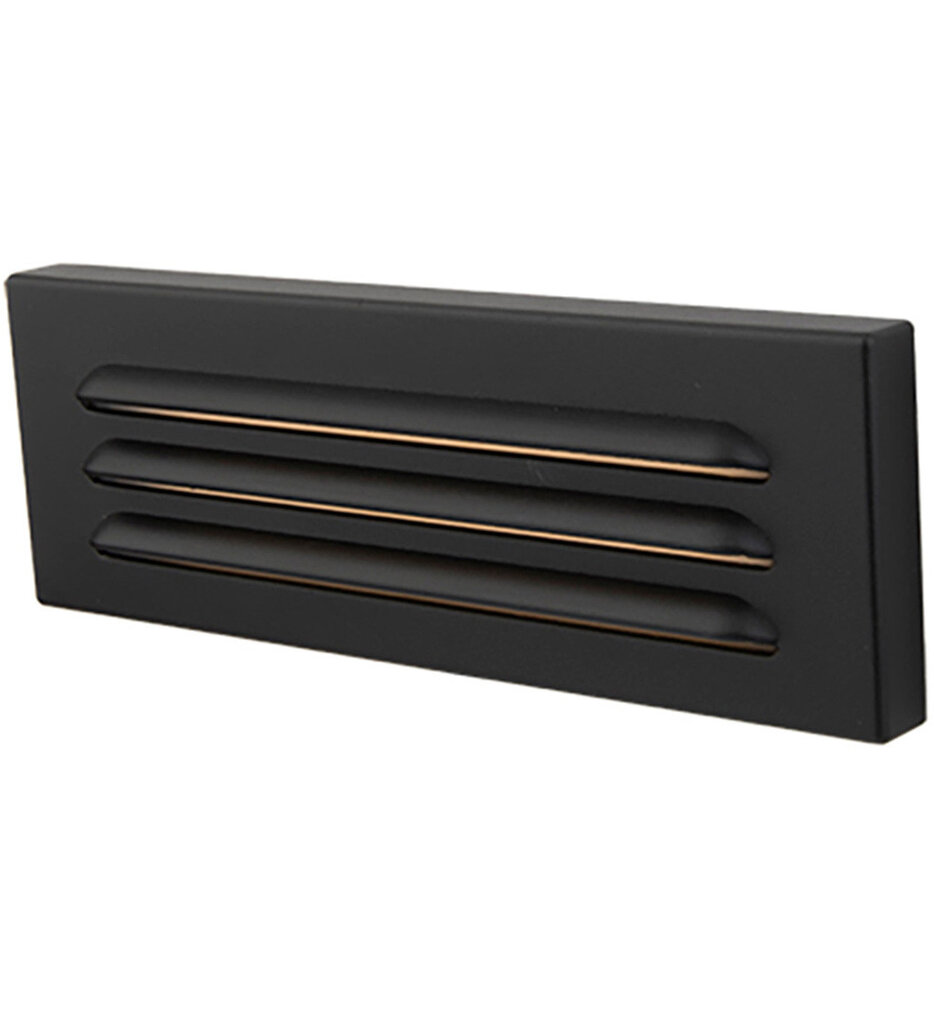 WAC Lighting - 9in 12V LED Horizontal Louvered Surface Mounted Step Light and Wall Light