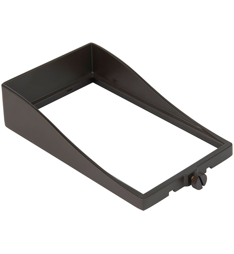 Hood Glare Control for Landscape Lighting Adjustable Wall Wash