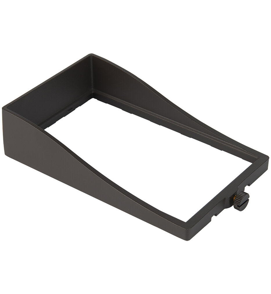 Hood Glare Control for Landscape Lighting Adjustable Wall Wash